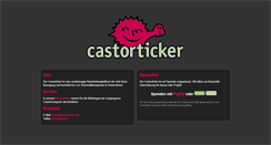Desktop Screenshot of castorticker.de